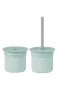 Oioi Ham+hüp Pipetli Silikon Bardak Seti River Green / Powder Grey