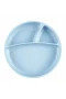 Oioi Porsiyon Vakum Tabanlı Silikon Tabak Mineral Blue