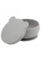 Oioi Silikon Kapaklı Kase Powder Grey