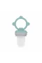 OiOi Silikon Püre Meyve Sebze Emziği Aqua Green / Powder Grey