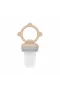 Oioi Silikon Püre Meyve Sebze Emziği Bubble Beige / Powder Grey