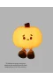 Pumpkin LED Gece Lambası Üç Kademeli Işık Ayarlı Yeni Nesil