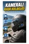 Q28 Bluetooth Kask Kulaklık 1080P Kamera Su Geçirmez Motosiklet Interkom Yeni Nesil