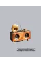 Nostaljik Gramofon Bluetooth Hoparlör – 1800 mAh Batarya ve 3D Stereo Ses