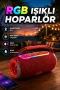 RGB Işıklı 20W Kablosuz Bluetooth Hoparlör USB SD AUX Destekli