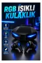 RGB Işıklı Yüksek Ses Kaliteli Kulaklık Bluetooth Bağlantılı