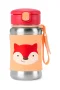Skip Hop Zoo Pipetli Paslanmaz Çelik Suluk 350 Ml Tilki