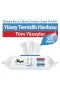 Sleepy Premium Yüzey Temizlik Havlusu 100 Adet Çamaşır Suyu