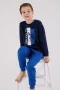 U.s. Polo Assn  Uzun Kol Pijama Takım Us2206-4 Lacivert
