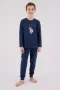 U.s. Polo Assn Uzun Kol Pijama Takım Us2233-4 Koyu İndigo