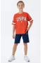 U.s. Polo Bermuda Takım Us2433-4 Kırmızı
