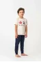 U.s. Polo Kısa Kol Pijama Takım Us2441-4 Bej