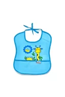 BabyJem Poli Muşamba Küçük Mama Önlüğü 030 Mavi