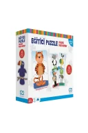 Games Eğitici Puzzle Neşeli Hayvanlar 36 Parça 5028