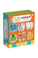 Games Hayvanlar Dokulu Eğitici Puzzle 18 Parça 5126