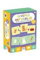 Games Sevimli Hayvanlar Eğitici Eşleştirme Puzzle 36 Parça 5128