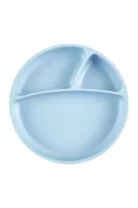 OiOi Porsiyon Vakum Tabanlı Silikon Tabak Mineral Blue
