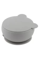 Oioi Silikon Kapaklı Kase Powder Grey