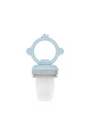 OiOi Silikon Püre Meyve Sebze Emziği Mineral Blue / Powder Grey