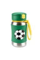 Skip Hop Zoo Pipetli Paslanmaz Çelik Suluk 350 ml Futbol