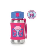 Skip Hop Zoo Pipetli Paslanmaz Çelik Suluk 350 Ml Kelebek