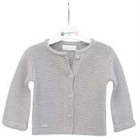 Andywawa AC24333 Basic Bebe Ceket Grey Melange