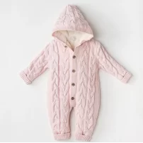 Andywawa AC24336 Knitwear Triko Bebe Kozmonot Pink Melange