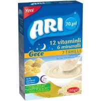 Arı 12 Vitaminli 6 Mineralli 7 Tahıllı Sütlü Pirinç Unu Gece 250 Gr