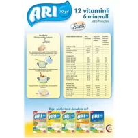 Arı 12 Vitaminli 6 Mineralli 7 Tahıllı Sütlü Pirinç Unu Gece 250 Gr