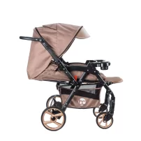 Baby Care 500 Combo Maxi Pro Çift Yönlü Puset Kahve