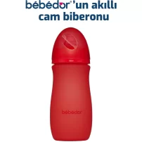 Bebedor Isıyla Renk Değiştiren Cam Biberon 260ml 52302