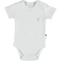 Bibaby Biorganic Basic Nature Kısa Kol Body 56884 Beyaz