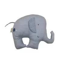 Bibaby Biorganic Chubby Elephant Yastık 72227 Mavi