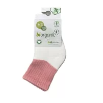 Bibaby Biorganic Colours 2Li Havlu Kaymaz Çorap 68480 Ekru Pudra