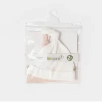 Bibaby Biorganic Koala Jungle 2Li Bebek Şapka 72221 Pembe