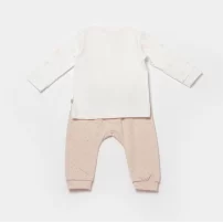 Bibaby Biorganic Koala Jungle 2Li Bebek Takım 59776 Pembe