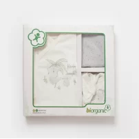 Bibaby Biorganic Koala Jungle 5Li Hastane Çıkış Seti 62325 Gri