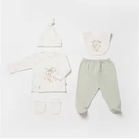 Bibaby Biorganic Koala Jungle 5Li Hastane Çıkış Seti 62325 Mint