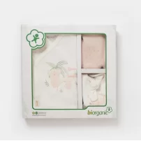 Bibaby Biorganic Koala Jungle 5Li Hastane Çıkış Seti 62325 Pembe