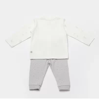 Bibaby Biorganic Koala Jungle Bebek Pijama Takımı 59777 Gri