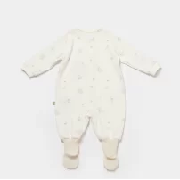 Bibaby Biorganic Koala Jungle Patikli Bebek Tulum 60734 Gri