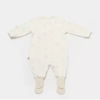 Bibaby Biorganic Koala Jungle Patikli Bebek Tulum 60734 Pembe