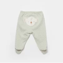 Bibaby Biorganic Koala Jungle Patikli Pantolon 57888 Mint