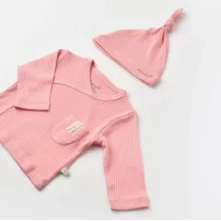 Bibaby Biorganic Soft Modal 3Lü Zıbın Set 73293 Pembe