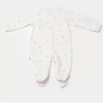 Bibaby Biorganic Waffle Deer And Bird Tulum 60741 Ekru Rose