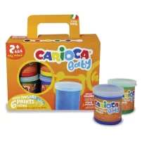 Carioca Bebek Parmak Boyası 6Lı 6x80 ml Süper Yıkanabilir +2 Yaş