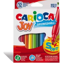 Carioca Joy Süper Yıkanabilir Keçeli Boya Kalemi 12Li