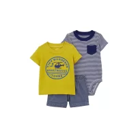 Carters Erkek Bebek Alt Üst Set 1Q474410 Karışık Renkli