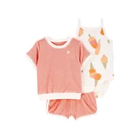 Carters Kız Bebek Alt Üst Set 1Q427710 Karışık Renkli