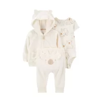 Carters Layette Bebek 3lü Hırkalı Set 1R040010 Beyaz